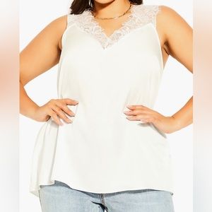 City Chic Lace Strap camisole